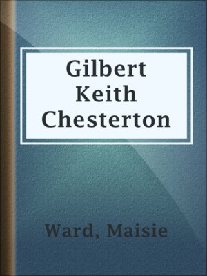 cover image of Gilbert Keith Chesterton